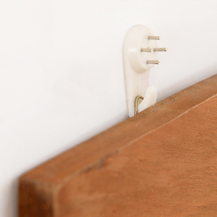 30pcs Press-Free Hanging Nail Hook Strong Wall Invisible Staple Photo Frame Photo Wall Without Trace Nails, Specification: Medium