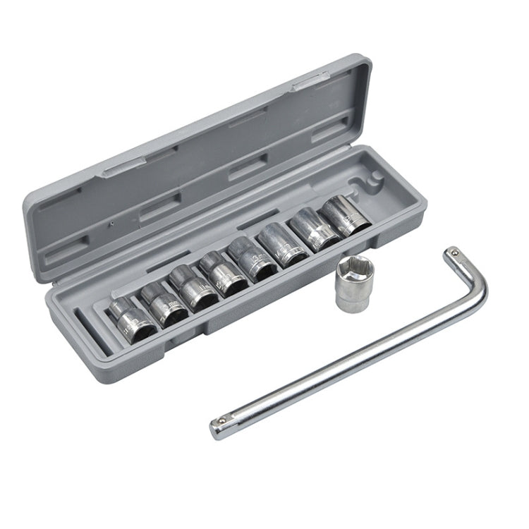 10 PCS / Set CY-0117 Sleeve Combination Tool Set Ratchet Repair Emergency Tricycle Auto Repair Multi-Function Set