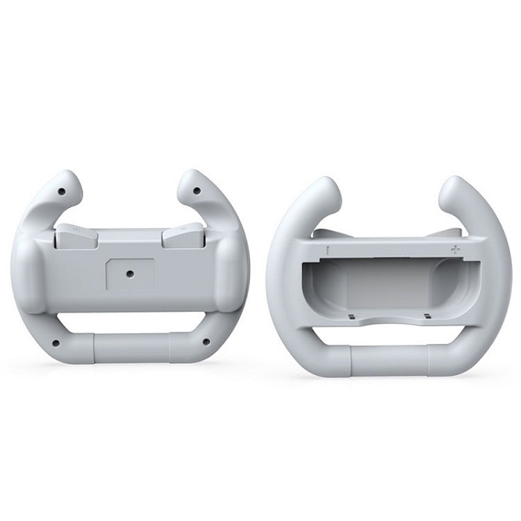 DOBE Left And Right Handle Steering Wheel For Switch OLED / Switch, Specification： White（2PCS/Pack）