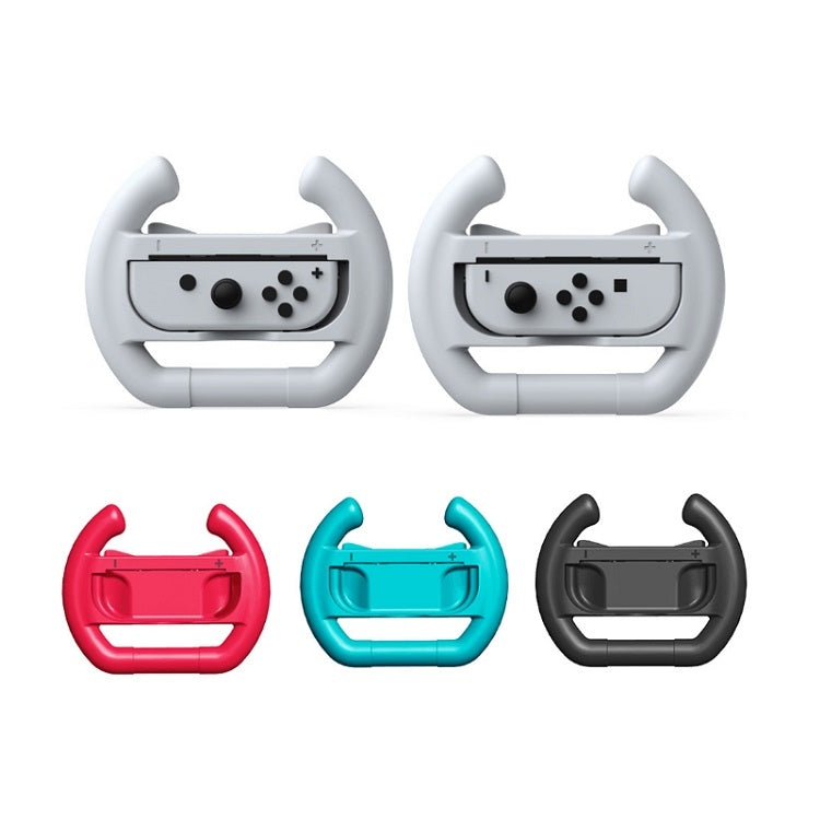 DOBE Left And Right Handle Steering Wheel For Switch OLED / Switch, Specification： Black（2PCS/Pack）