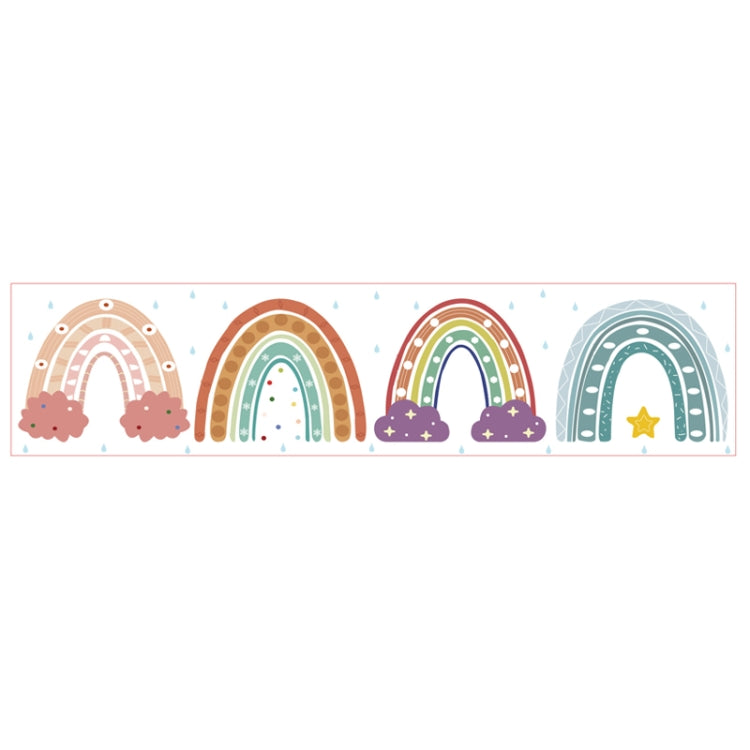 CM2107018 Border Sticker Blackboard Rainbow Sticker Bohemian Sticker, Size: 20mx7.6cm