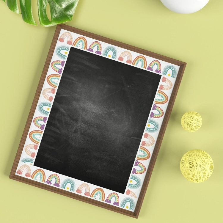 CM2107018 Border Sticker Blackboard Rainbow Sticker Bohemian Sticker, Size: 20mx7.6cm