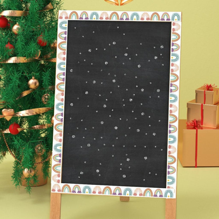 CM2107018 Border Sticker Blackboard Rainbow Sticker Bohemian Sticker, Size: 20mx7.6cm