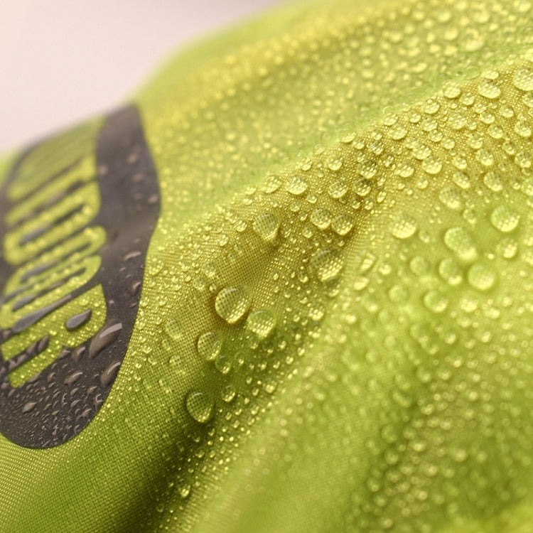 2 PCS Cycling Helmet Rain Cover Outdoor Reflective Safety Helmet Cover, Size: Free Size(Fluorescent Green (Style 1))