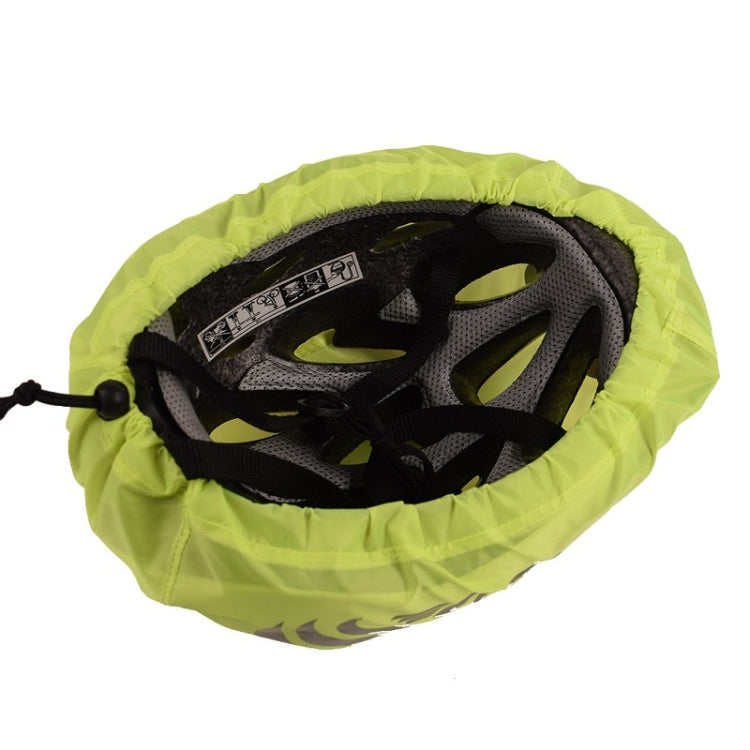 2 PCS Cycling Helmet Rain Cover Outdoor Reflective Safety Helmet Cover, Size: Free Size(Blue (Style 2))