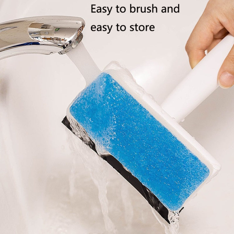 Bathroom Wall Cleaning Brush Household Window Glass Mirror Wiper(White)