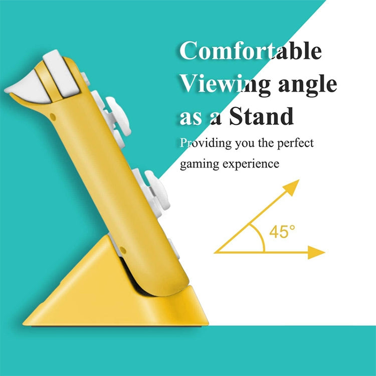 2 PCS DOBE TNS-19062 Host Charging Bottom Portable Triangle Game Console Charger For Switch / Lite(Gray)
