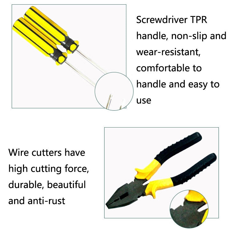 16 In 1 8016G Car Home Hardware Repair Tool Set(Green)