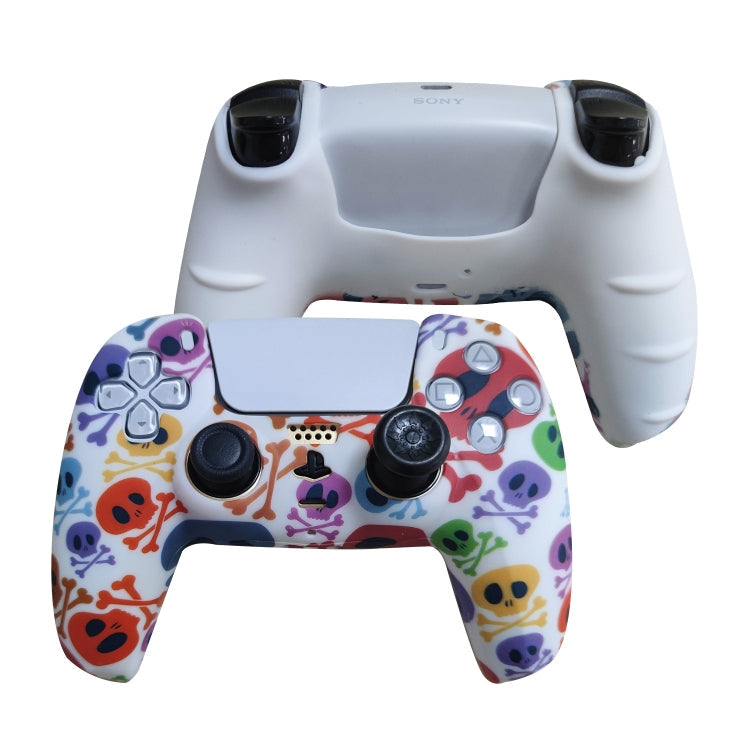 2 PCS PS5 Gamepad Silicone Protective Cover(6+ Hats)