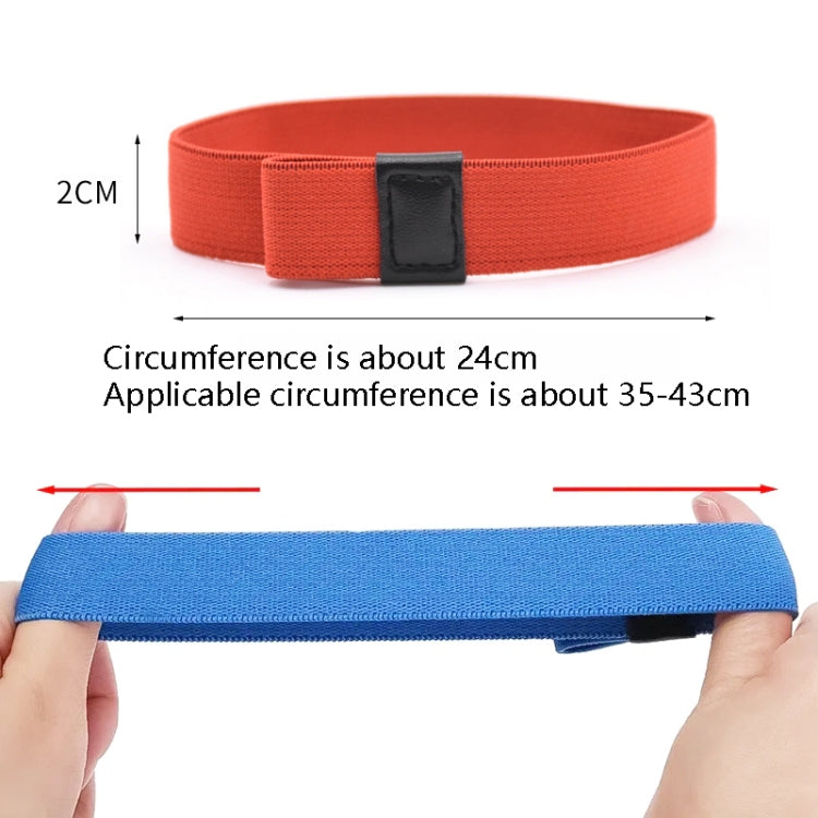 Lunch Box Straps High Elastic Double-Layer Fixed Paste Belt (Blue)