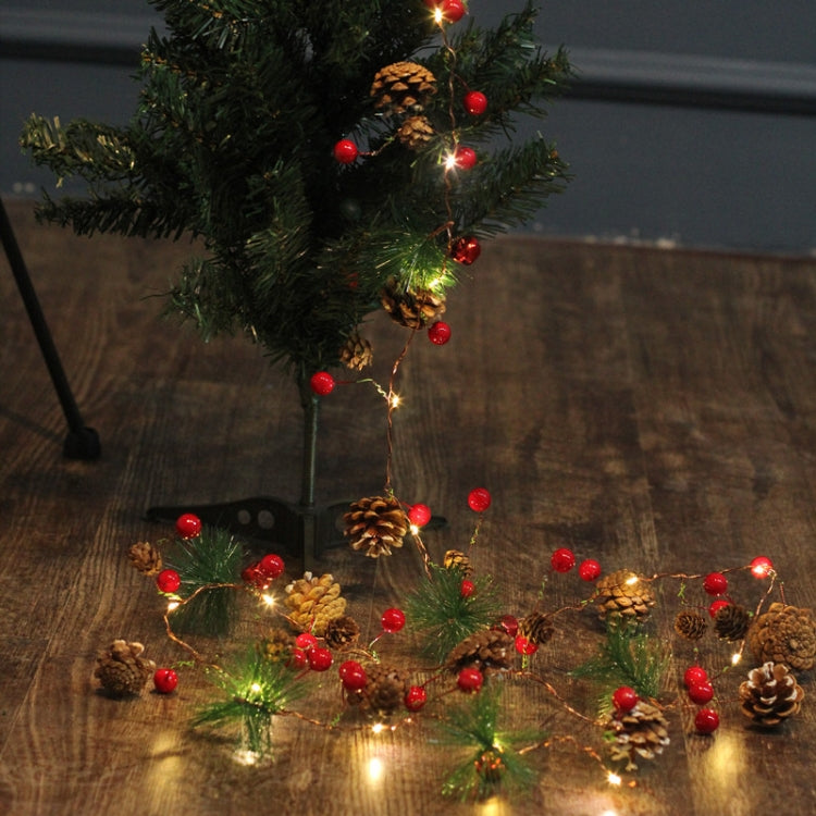 3m 30 LEDs Christmas Pinecone Copper Wire Lights Holiday Garden Decoration String Lights