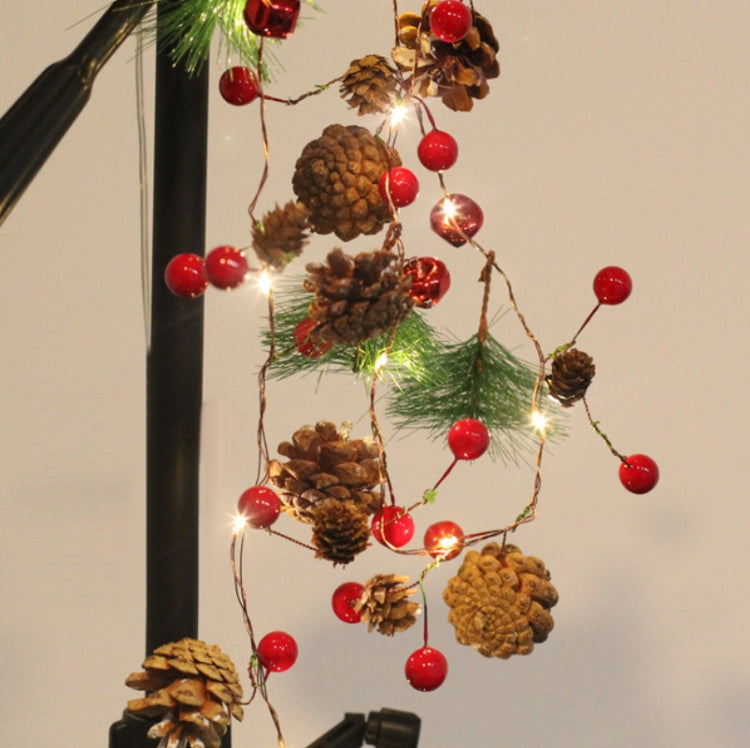 3m 30 LEDs Christmas Pinecone Copper Wire Lights Holiday Garden Decoration String Lights