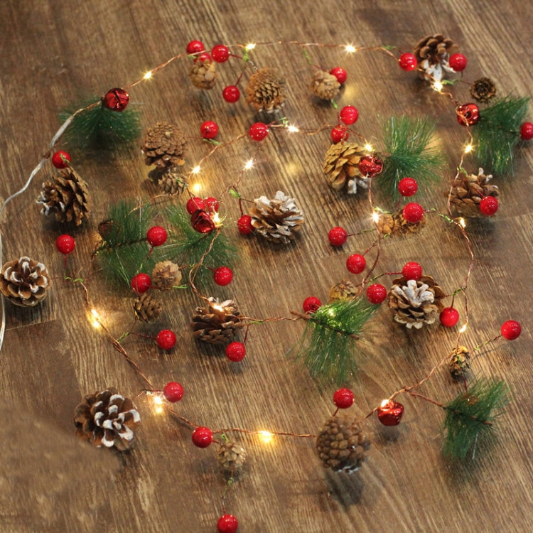 3m 30 LEDs Christmas Pinecone Copper Wire Lights Holiday Garden Decoration String Lights