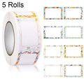 5 Rolls Cute Cartoon Children Self-Adhesive Handwritten Class Name Label Sticker, Size: 2.5x3.7cm(HA103)