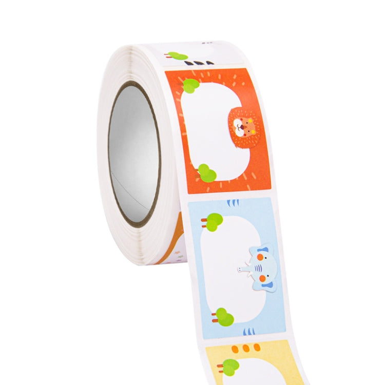 5 Rolls Cute Cartoon Children Self-Adhesive Handwritten Class Name Label Sticker, Size: 2.5x3.7cm(HA103)