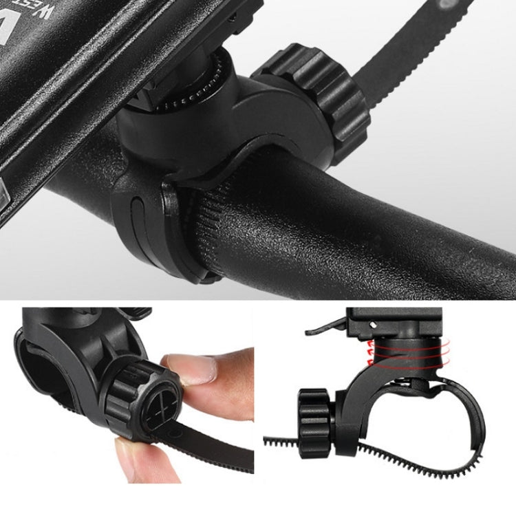 WEST BIKING Bicycle Light Sensor Headlight Mountain Bike Night Riding Strong Light(Black)