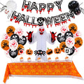 Halloween Balloon Set Blood Color Banner Three-Dimensional Ghost Party Decoration(Honeycomb Ball 2)