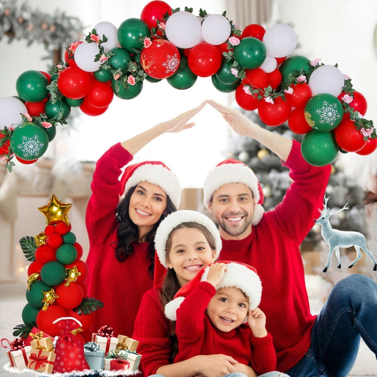 1SD2021006 Christmas Party Decoration Aluminum Film Balloons, Style: Wreath