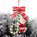 Christmas Holiday Ornament Christmas Cane Candy Bar Ornaments(Old Man)