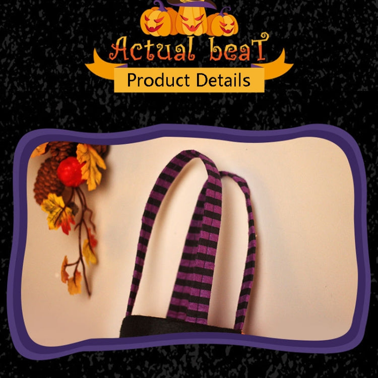 Halloween Non-woven Gift Candy Bag Cartoon Holiday Decoration Props(Pumpkin)