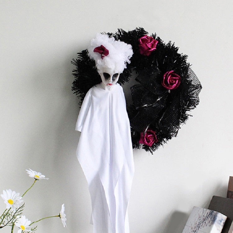 Halloween Ghost Door Hanging Horror Party Hanging Ornaments Haunted House Decoration(White Ghost)