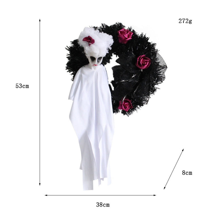 Halloween Ghost Door Hanging Horror Party Hanging Ornaments Haunted House Decoration(White Ghost)