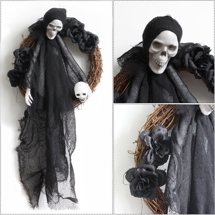 Halloween Ghost Door Hanging Horror Party Hanging Ornaments Haunted House Decoration(White Ghost)