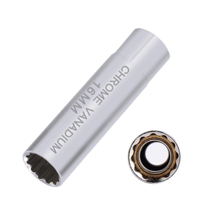 Car Spark Plug Sleeve Wrench Thin Flames Disassembly Tool, Specification: 16mm (Magnetic)