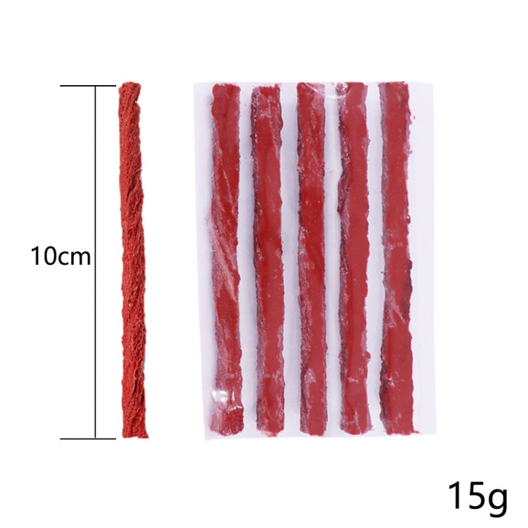 2sets Short Car Tire Repair Strip Set Vacuum Tire Tool Car Motorcycle Special Tire Tendon Strip(Tonic Strip)