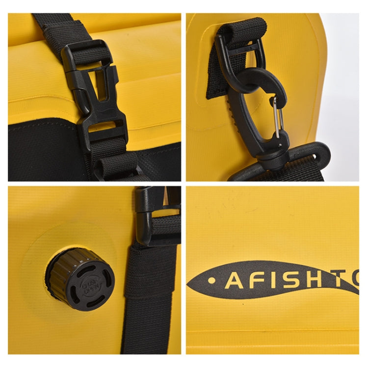 AFISHTOUR FM2031 40L Waterproof Travel Luggage Bag Large Capacity Motorcycle Rear Seat Bag(Black)
