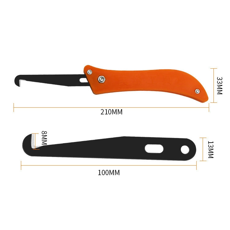 Tile Beautiful Seam Hook Cleaning Tool Basting Knife Groover Beautiful Joint Agent(Sewing Hook Knife)