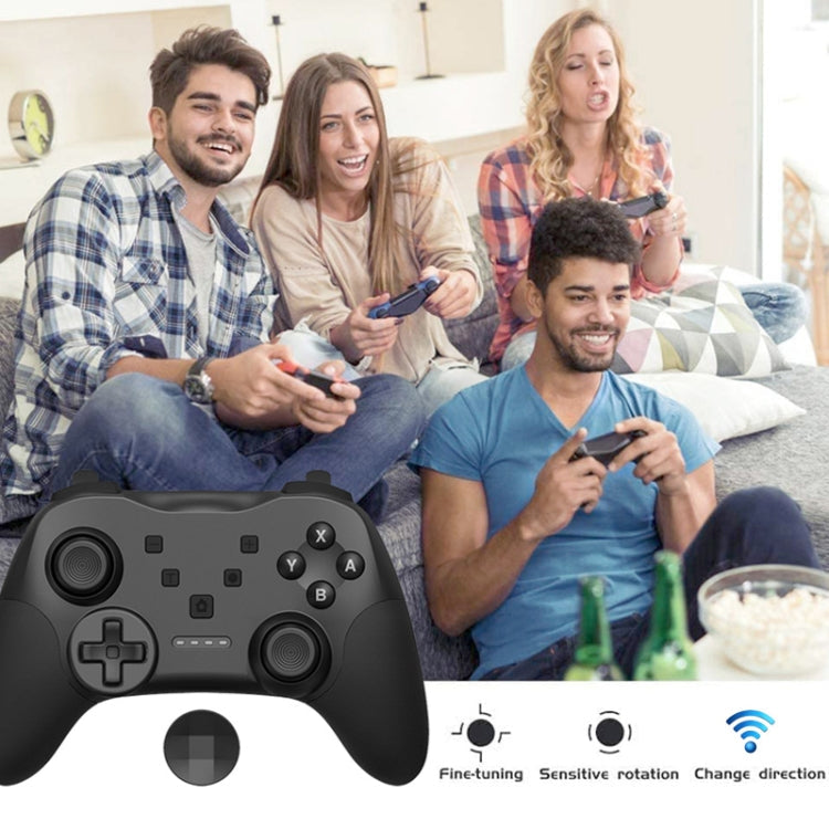 MB-S819 Wireless Bluetooth Game Console Handle With Wake-Up Vibrating Gyroscope For Nintendo Switch(Black)