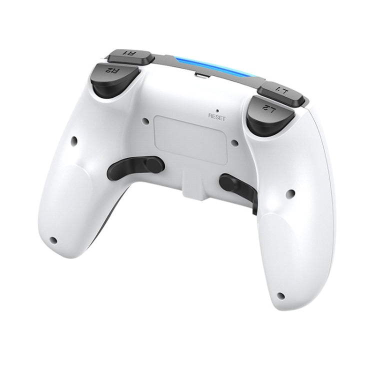 Bluetooth Wireless Six-Axis Programmable Dual-Vibration Gamepad For PS4(Red)