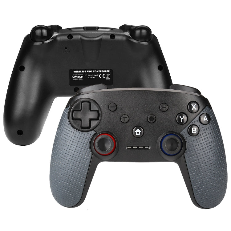 Bluetooth Wireless Gamepad  Built-In Dual Motors With TURBO Function Suitable For Switch Pro(Black)