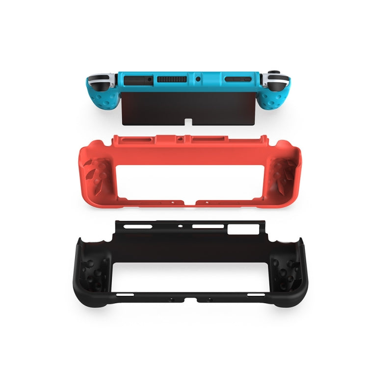 DOBE TNS-1142 Anti-Slip Anti-Fall Game Console Soft Shell Protective Cover For Nintendo Switch OLED(Blue)
