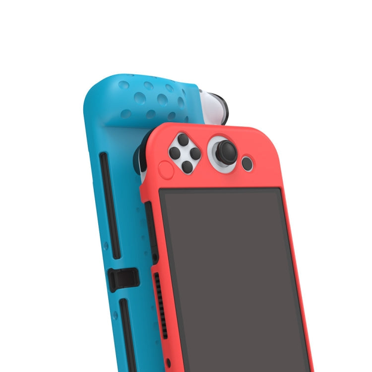 DOBE TNS-1135 Game Console Integrated All-Inclusive Soft Slip Protective Case For Nintendo Switch OLED(Red)