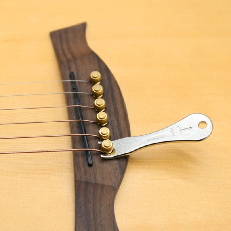 10 PCS Zinc Alloy String Puller for Guitar(As Show)
