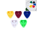 100 PCS ABS Storage Box for Guitar Pick, Random Color Delivery, Specification:Heart-shaped Pick Box