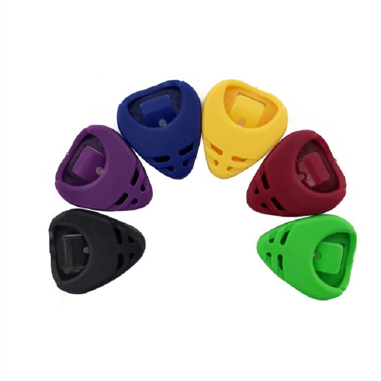 100 PCS ABS Storage Box for Guitar Pick, Random Color Delivery, Specification:Large Triangular Pick Box