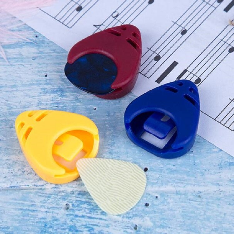 100 PCS ABS Storage Box for Guitar Pick, Random Color Delivery, Specification:Large Triangular Pick Box