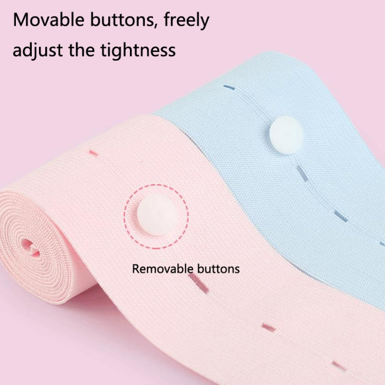 TH20150808 Fetal Monitoring Belt Widened Pregnant Women Check-up Adjustable Buttonhole Elastic Strap Monitoring Belt, Size: 5x120cm(Sky Blue)