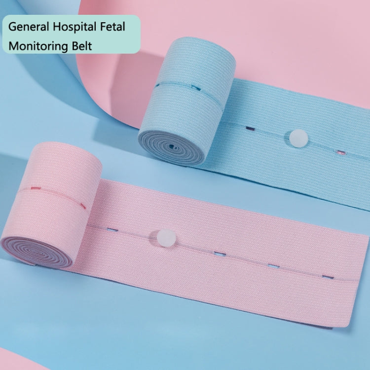 TH20150808 Fetal Monitoring Belt Widened Pregnant Women Check-up Adjustable Buttonhole Elastic Strap Monitoring Belt, Size: 5x120cm(Sky Blue)