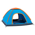 Outdoor Camping Beach Rainproof Sun-proof Automatic Quick Install Tent For Single People Single Door No Ceiling(Blue)