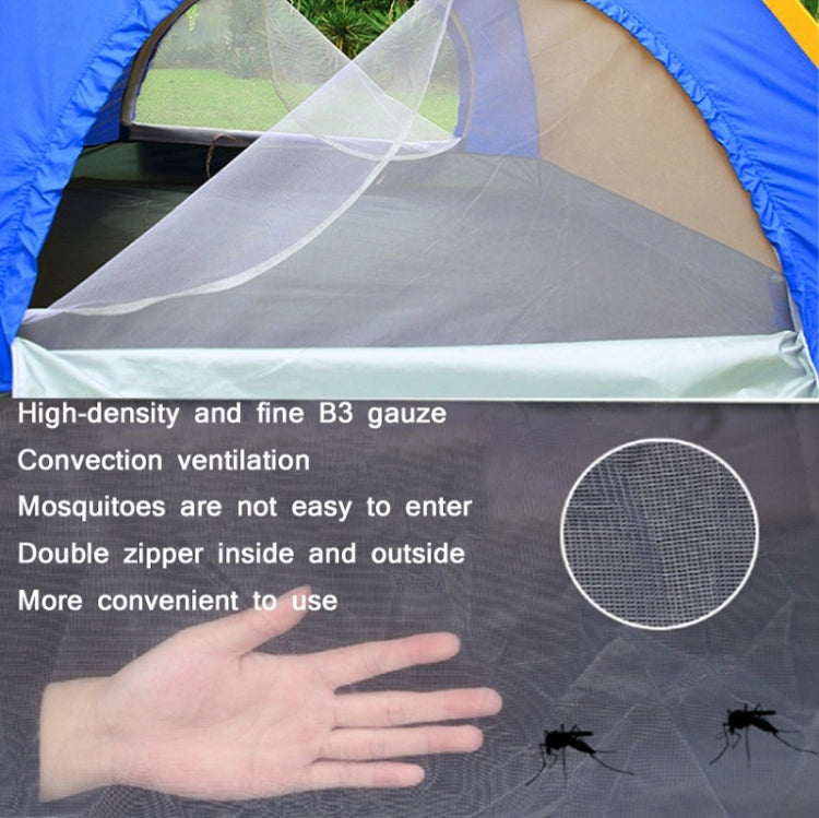 Outdoor Camping Beach Rainproof Sun-proof Automatic Quick Install Tent For Single People Single Door No Ceiling(Blue)