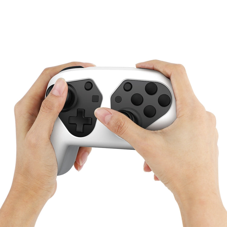 DOBE TNS-1171 Gamepad Protection Set Handle Protective Case + Rocker Cap For Nintendo Switch Pro(White)
