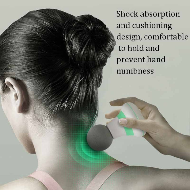 RJ-R088 Mini Massager Muscle Relaxation Fascia Gun Home Vibrating Hammer Massager(Yellow)