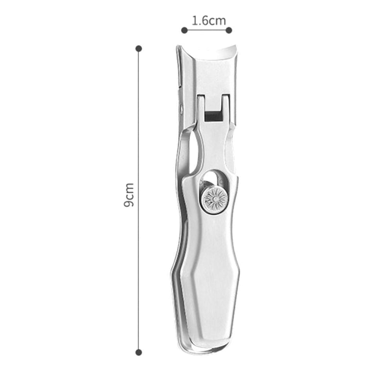 Stainless Steel Large Anti-Fly Splattering Nail Knife Large Opening Nail Cutting(Silver)
