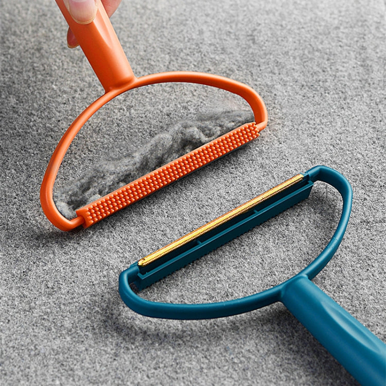 Hair Sticking Ball-Removing Brush Winter Clothing Woolen Coat Manual Depilator And Hair Removal Brush(Blue)