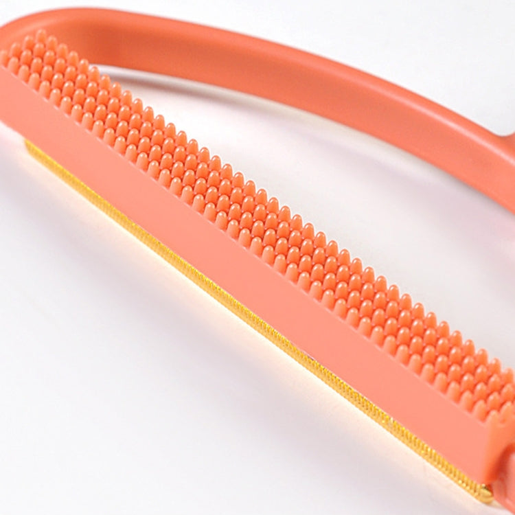 Hair Sticking Ball-Removing Brush Winter Clothing Woolen Coat Manual Depilator And Hair Removal Brush(Orange)