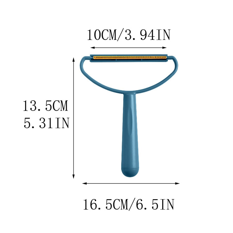 Hair Sticking Ball-Removing Brush Winter Clothing Woolen Coat Manual Depilator And Hair Removal Brush(Blue)